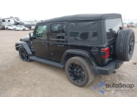 2021 Jeep Wrangler 4Xe Unlimited Sahara 4X4 from USA, damaged, VIN 1C4JJXP68MW754397